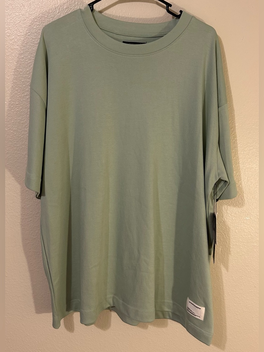 Reserved Supply Mens Oversize Fit T-Shirt Pale Green Size Large NWT